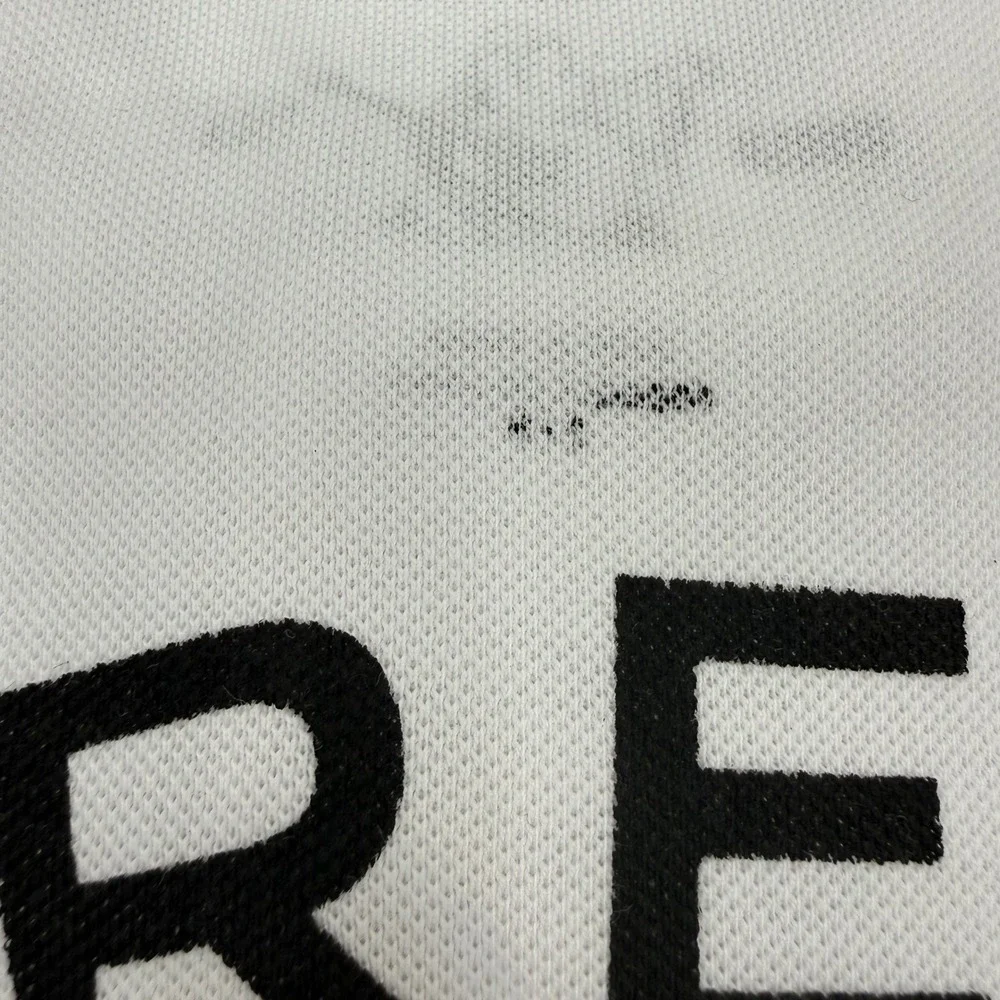 TRUE RELIGION NEW Small Polo Shirt White Graphic Logo Crafted With Pride Y2K